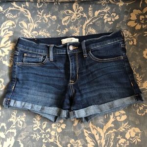 Dark Wash Denim Shorts